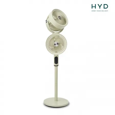 HYD 小清風10吋智能語音3D雙頭DC聲控循環扇 D-69-春晨綠