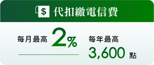 代扣繳電信費