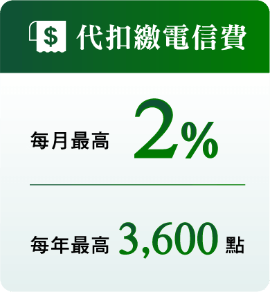 代扣繳電信費